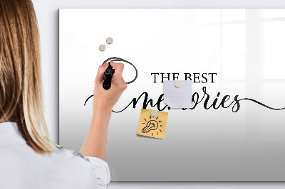 Magnetic board for drawing Inscription of memories