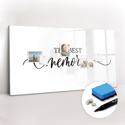 Magnetic board for drawing Inscription of memories