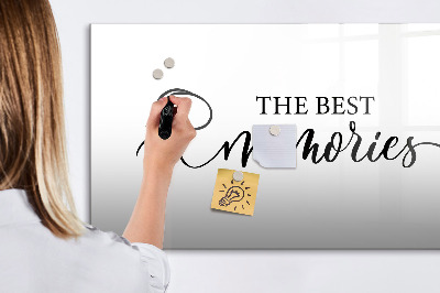 Magnetic board for drawing Inscription of memories
