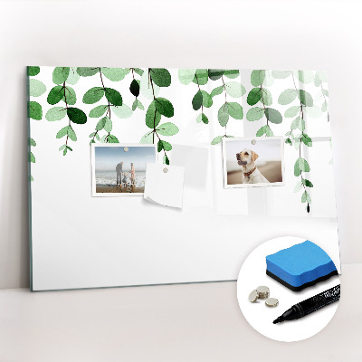 Magnetic writing board Plant leaves
