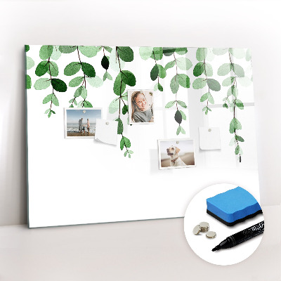Magnetic writing board Plant leaves