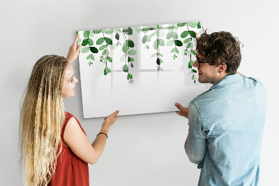 Magnetic writing board Plant leaves