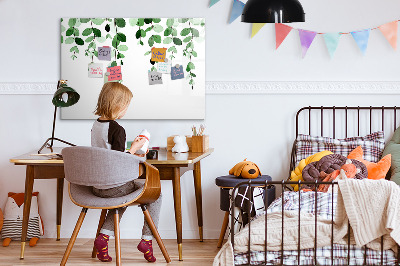 Magnetic writing board Plant leaves