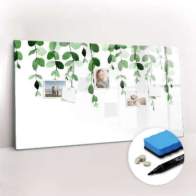 Magnetic writing board Plant leaves