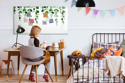 Magnetic board for drawing Plant leaves