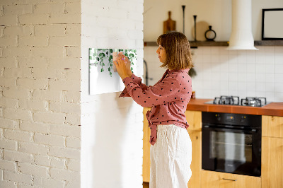 Magnetic writing board Plant leaves