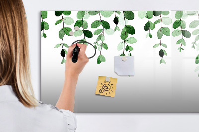 Magnetic writing board Plant leaves