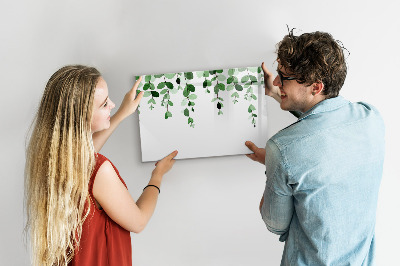 Magnetic writing board Plant leaves