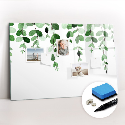 Magnetic writing board Plant leaves