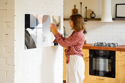 Magnetic writing board Spots abstract