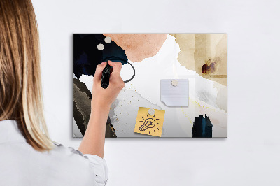 Magnetic writing board Abstraction spots