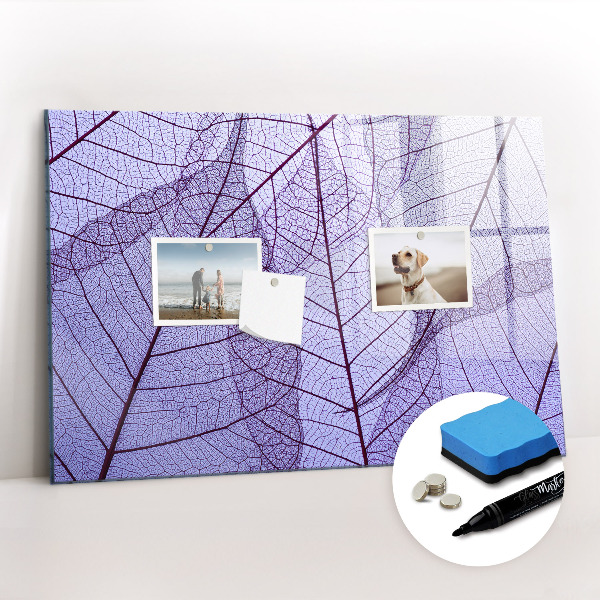 Magnetic writing board Leaves nature