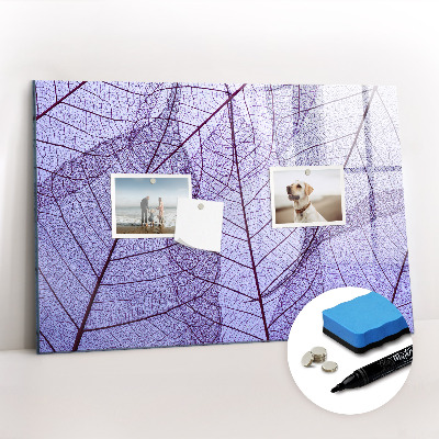 Magnetic writing board Leaves nature