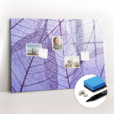 Magnetic writing board Leaves nature
