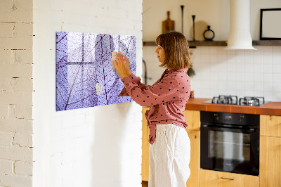 Magnetic writing board Leaves nature