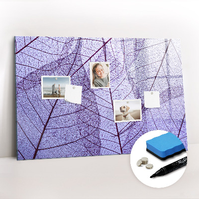 Magnetic writing board Leaves nature