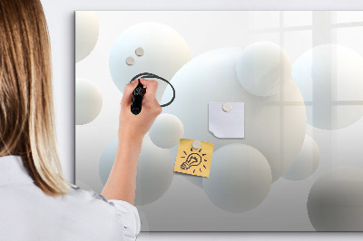 Magnetic erase board Balls abstract
