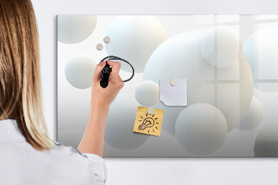 Magnetic erase board Balls abstract
