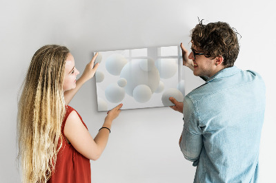 Magnetic drawing board Balls abstract