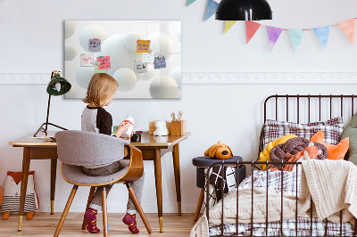 Magnetic erase board Balls abstract