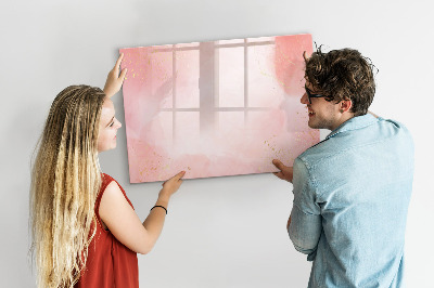 Magnetic erase board Pink marble