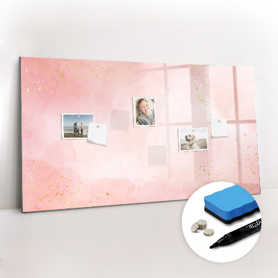 Magnetic drawing board Pink marble