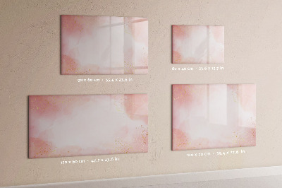Magnetic erase board Pink marble