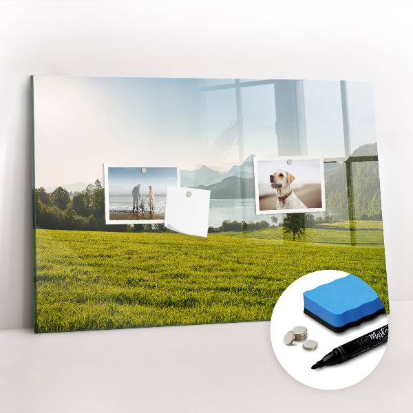 Magnetic drawing board Mountain field