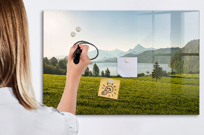 Magnetic drawing board Mountains field