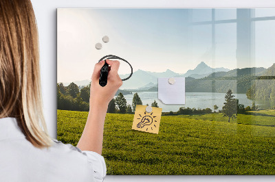 Magnetic erase board Mountain field