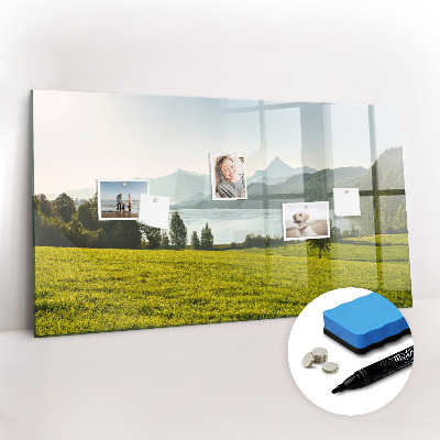 Magnetic drawing board Mountains field