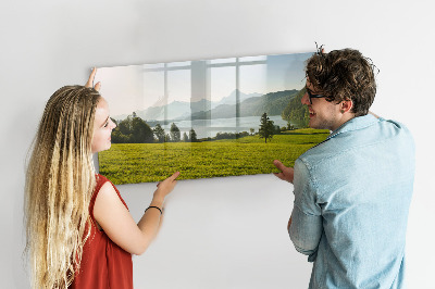 Magnetic erase board Mountain field