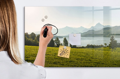 Magnetic erase board Mountain field