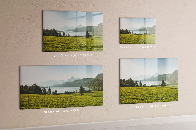 Magnetic erase board Mountain field