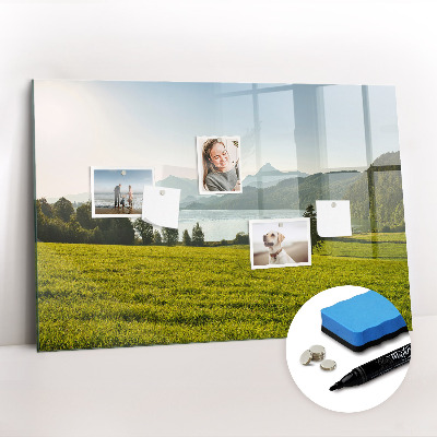 Magnetic drawing board Mountain field