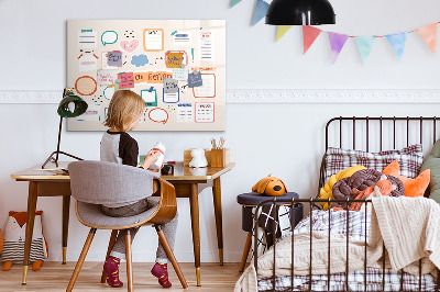 Magnetic drawing board Color Vision Board