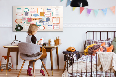 Magnetic drawing board Color Vision Board