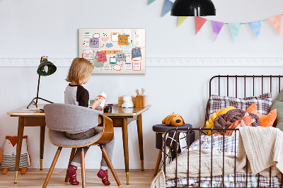 Magnetic drawing board Color Vision Board