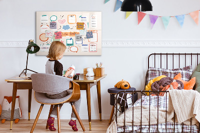 Magnetic drawing board Color Vision Board