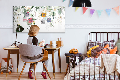 Magnetic drawing board Leaves nature plants