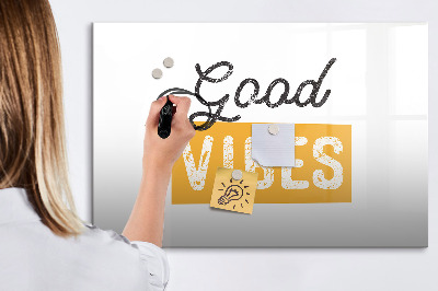 Magnetic erase board An inspiring sentence