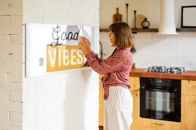 Magnetic erase board An inspiring sentence