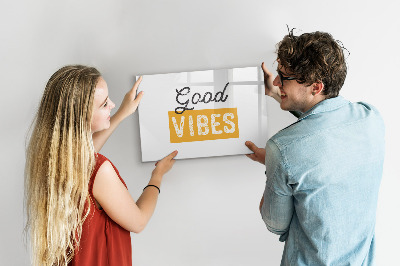 Magnetic erase board An inspiring sentence