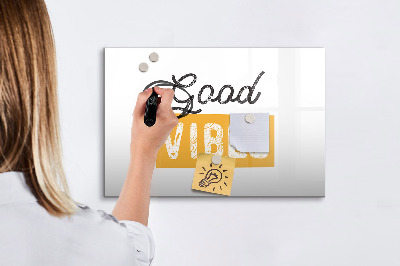 Magnetic drawing board An inspiring sentence