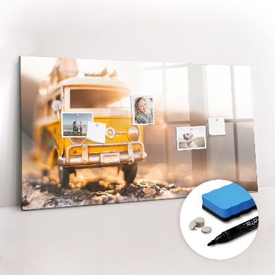 Magnetic erase board Car vacation