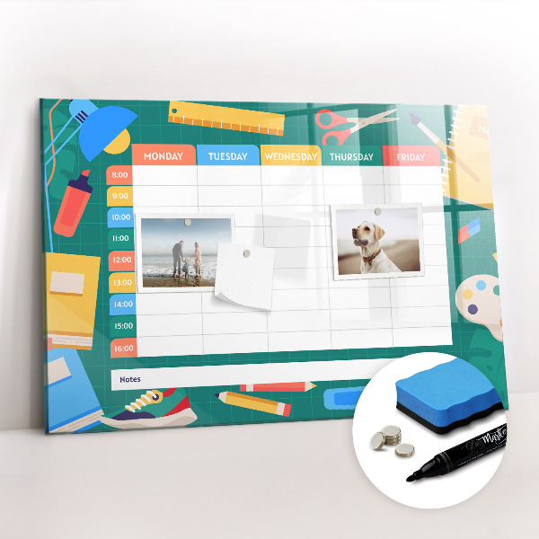 Magnetic writing board Lesson Plan