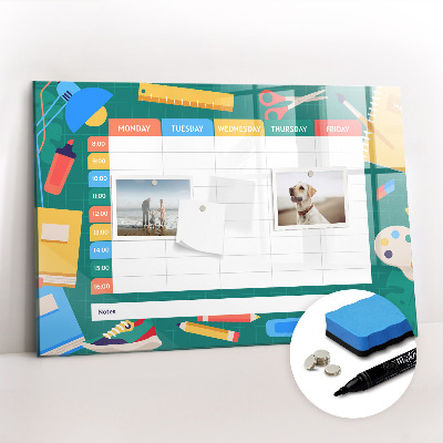 Magnetic writing board Lesson Plan