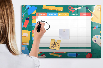 Magnetic writing board Lesson Plan