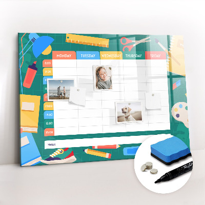 Magnetic writing board Lesson Plan