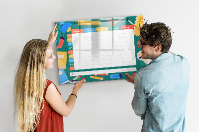 Magnetic writing board Lesson Plan